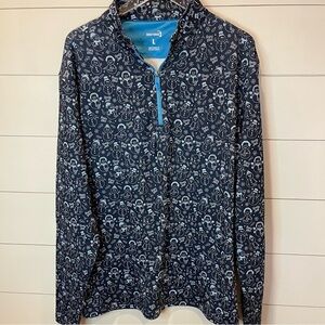 Bogey Bros Frosty Jack Quarter Zip Golf Pullover Mens Size Large